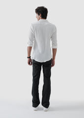 clear white texture shirt