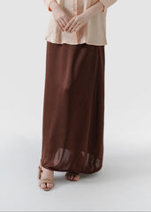 Autumn blonde silk shirt