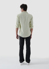 crystal green texture shirt
