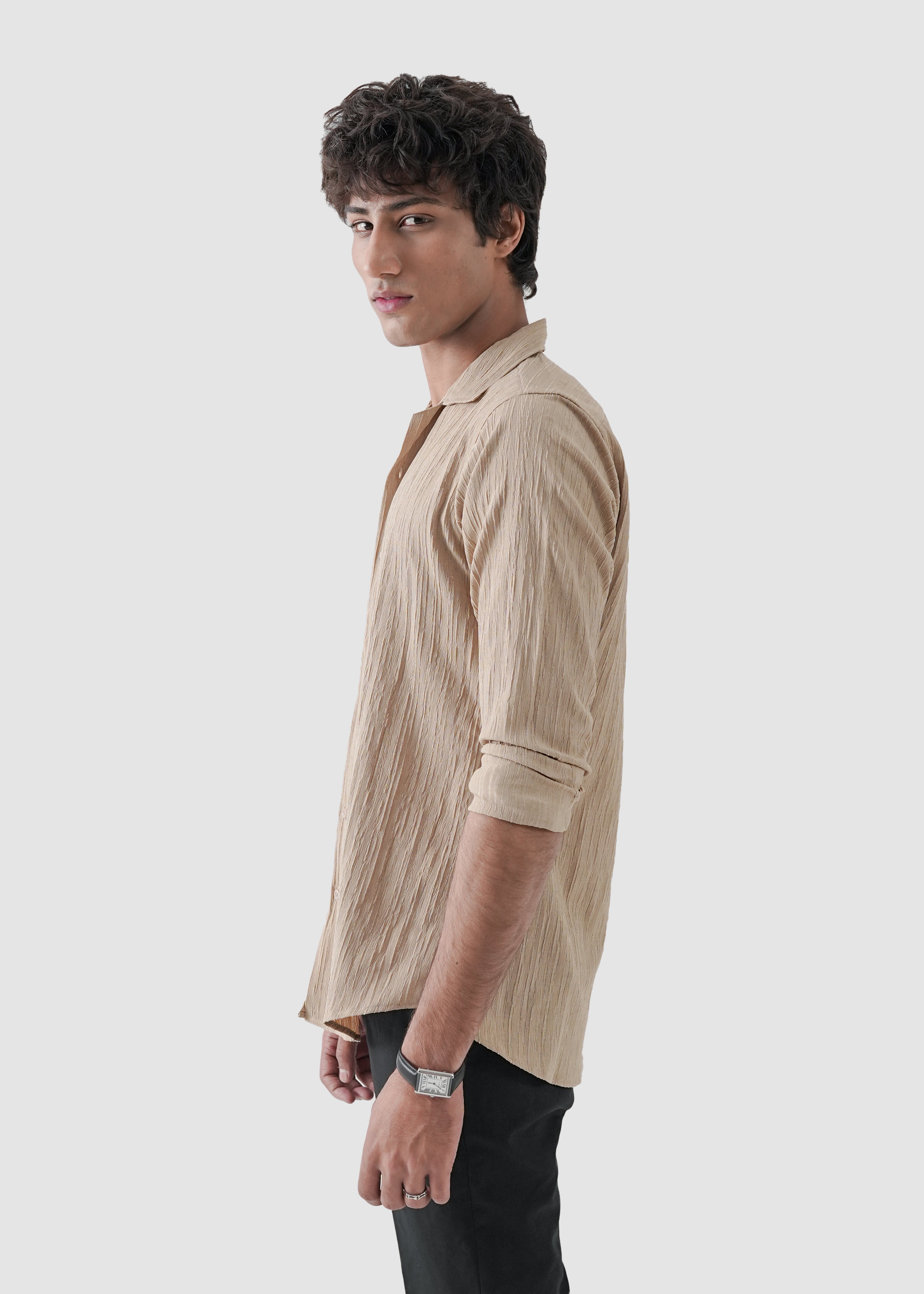 warm sand texture shirt