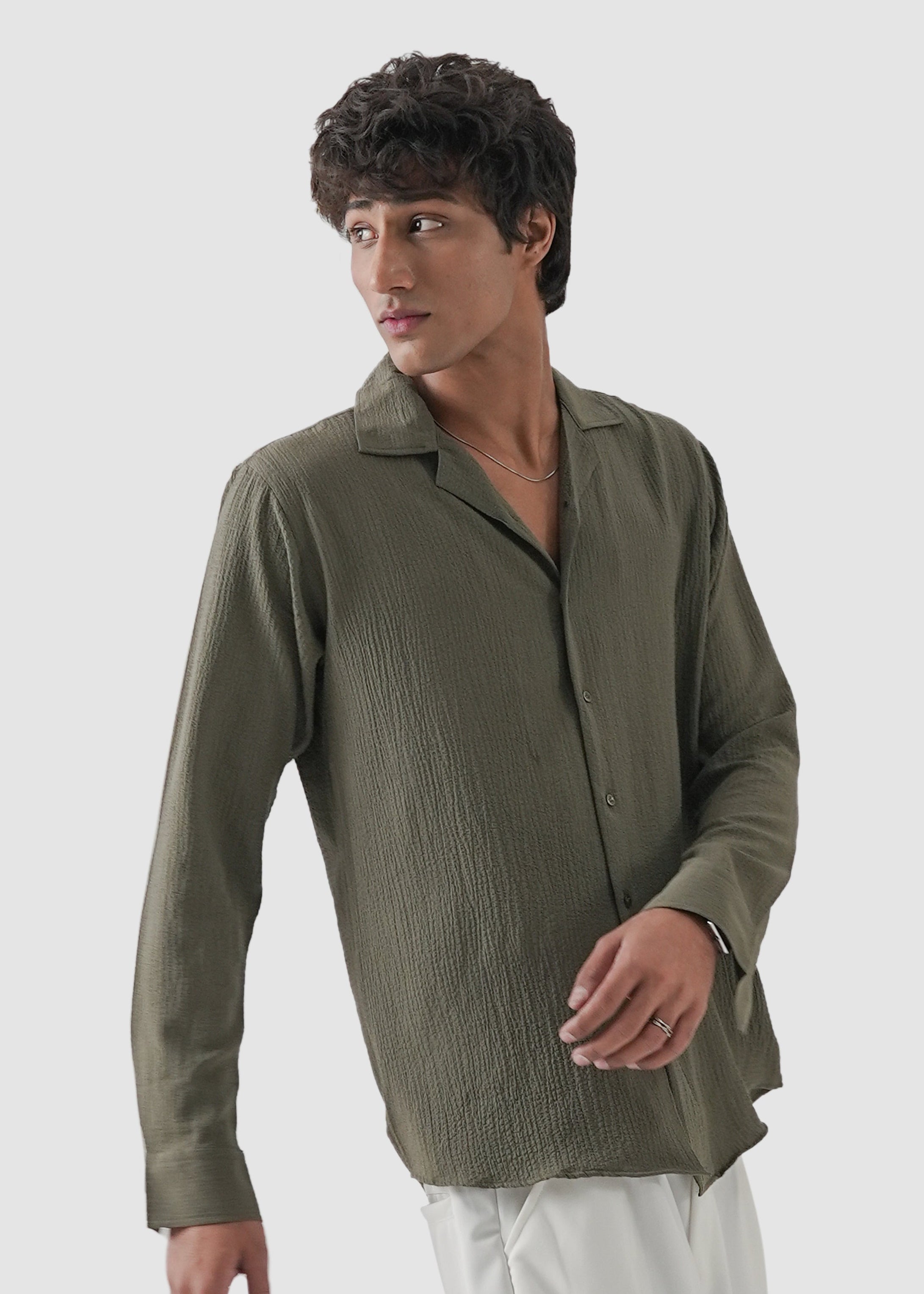 chive texture shirt