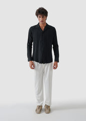 Black texture shirt
