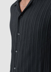 Black texture shirt