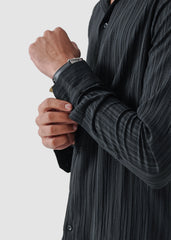 Black texture shirt