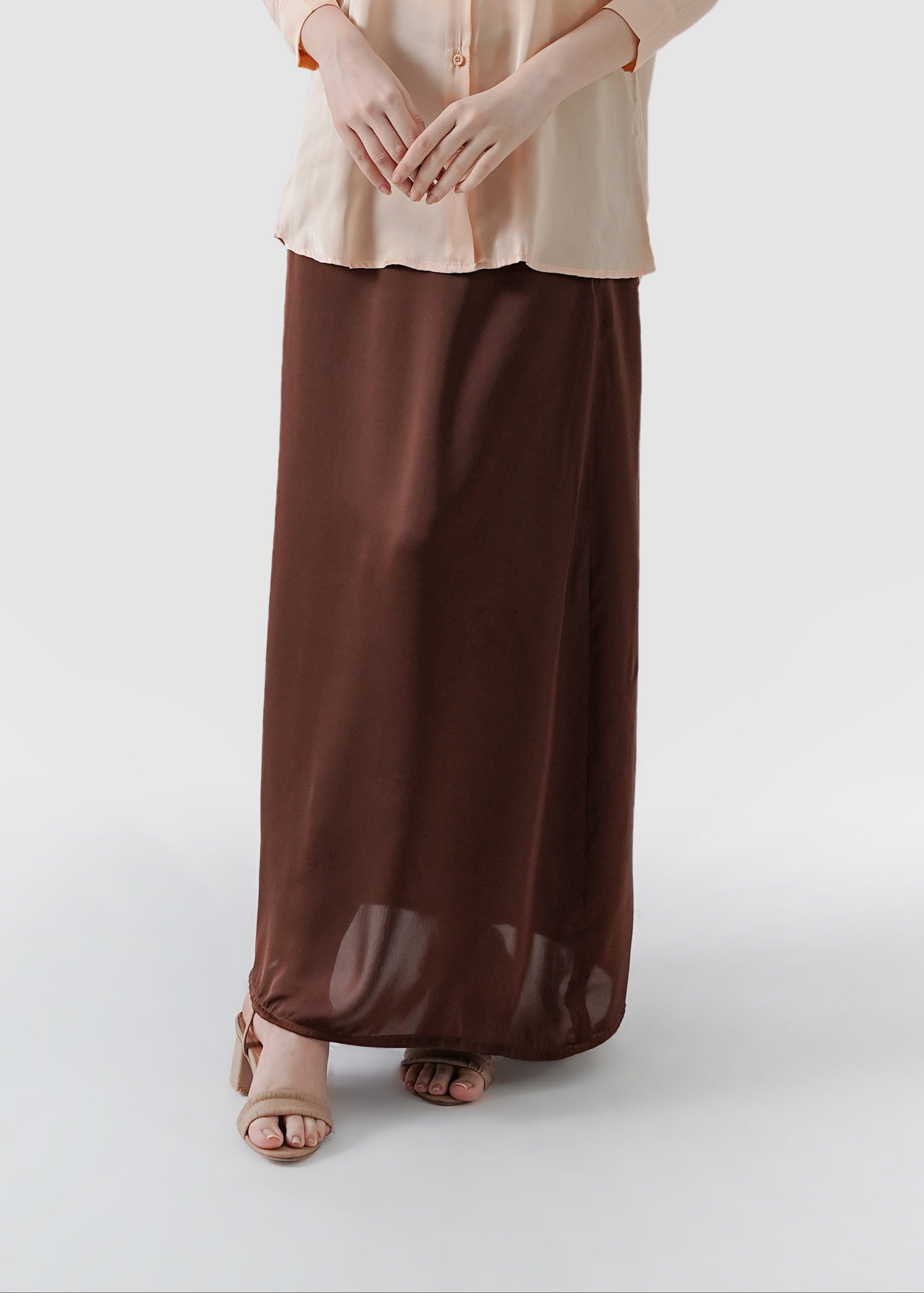 Autumn blonde silk shirt