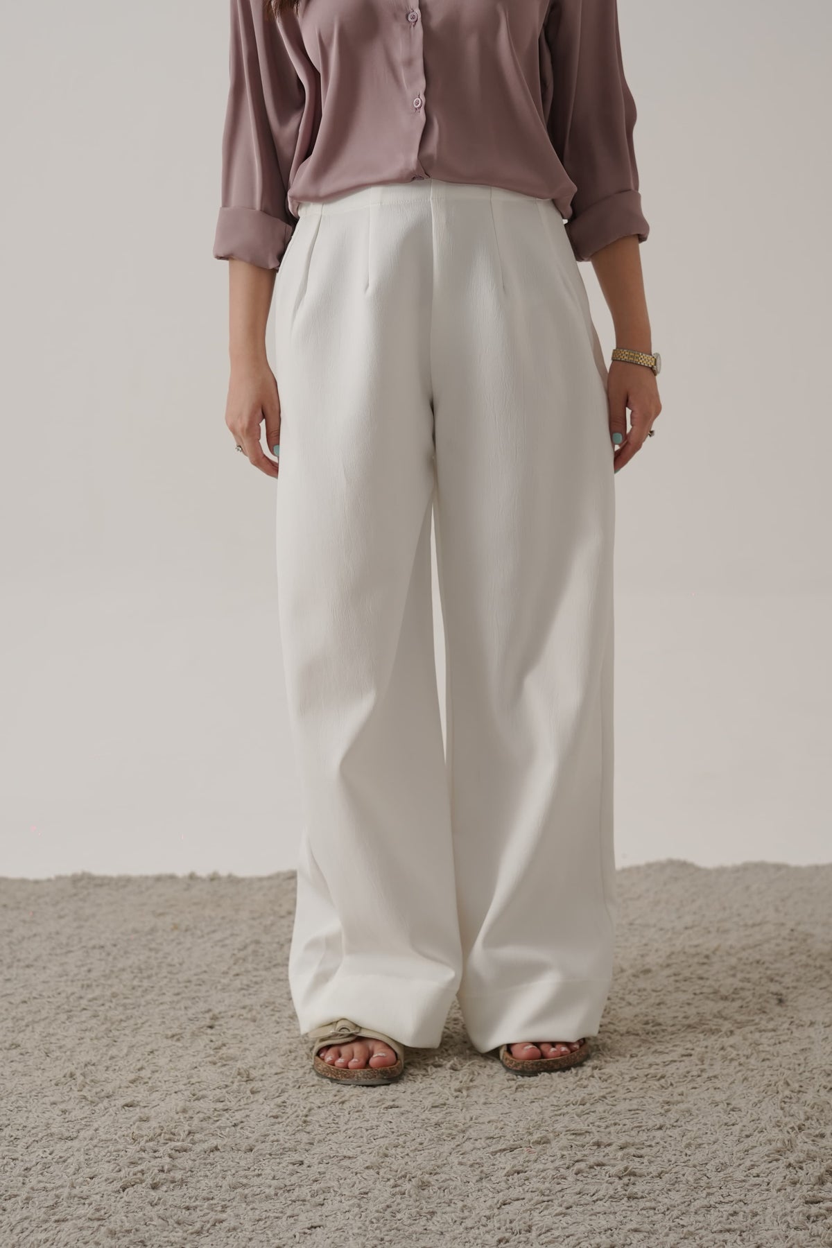 Imperial White Trouser
