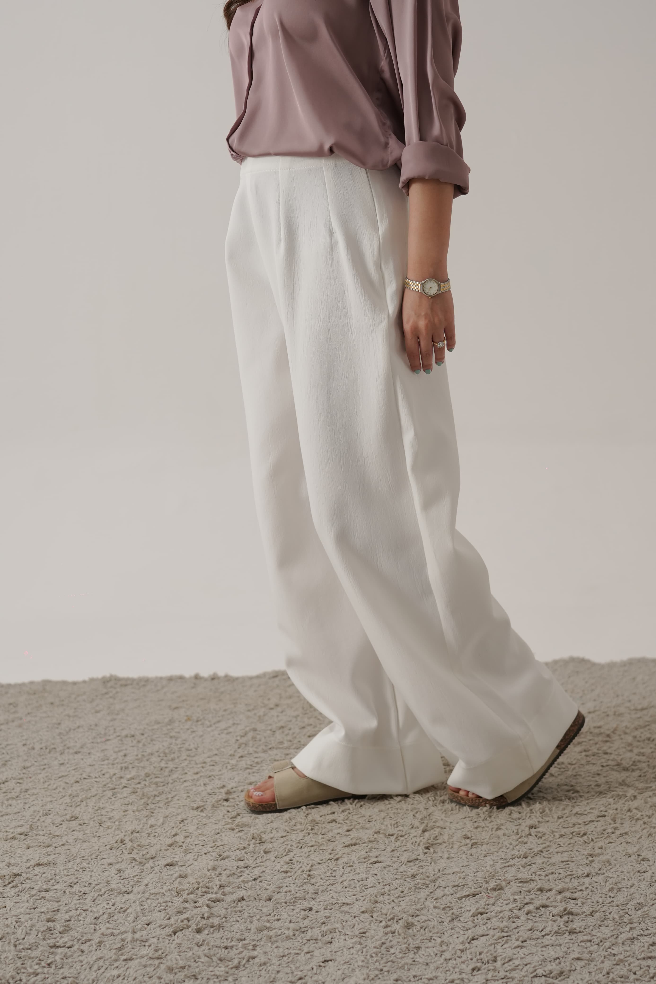 Imperial White Trouser